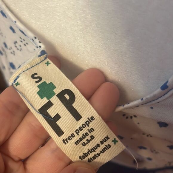 Free People Vintage Sleeveless Blouse New Small - Picture 8 of 8